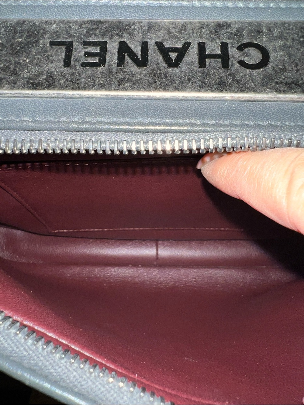 Chanel Trendy Bowling Leather Top-Handle Shoulder Bag - Picture 12 of 16